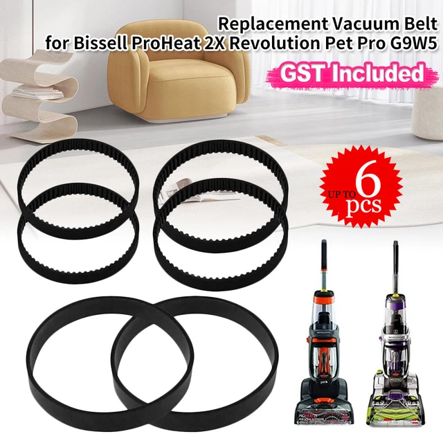 Bissell Powerlifter Turbo 2-Pack Replacement Belts For Bissell