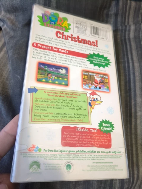 DORA THE EXPLORER Christmas! VHS 2002 - 2 Merry Adventures Nick Jr ...