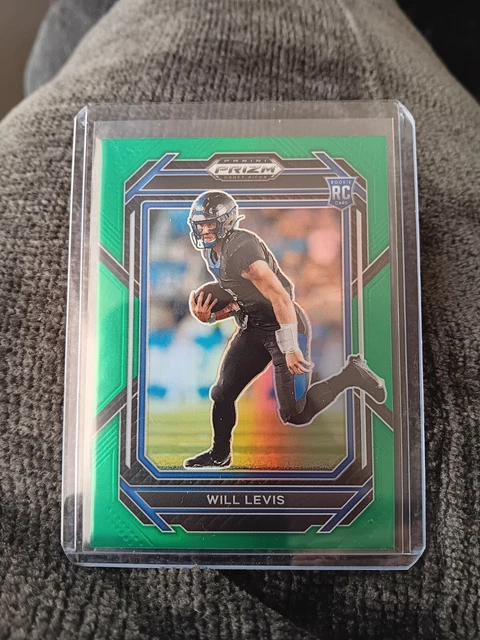 2023 Panini Prizm Draft Picks Will Levis Green Prizm RC #103