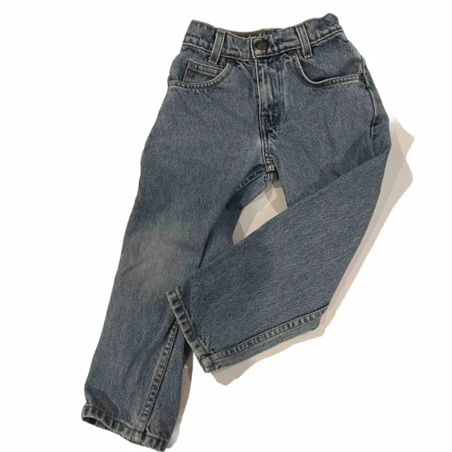 Vintage Orange Tab Little Levi’s 505 Size 5 90s Retro Jeans Made In USA Denim
