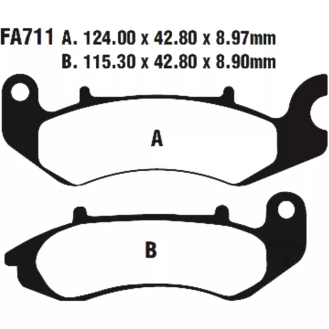 Bremsbeläge Bremsklotz Standard EBC vorne Bremse Motorradbremse Bremssteine BN T