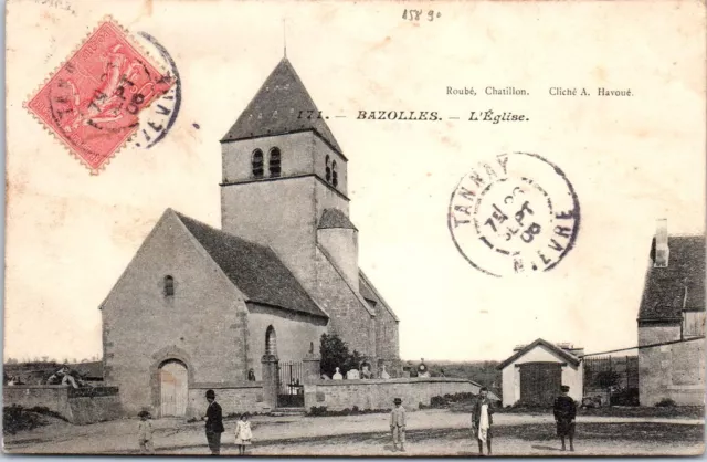 58 BAZOLLES - l'eglise -