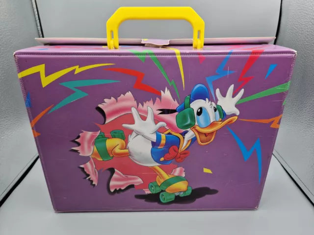 Disney Donald Duck Kassetten Koffer Vintage