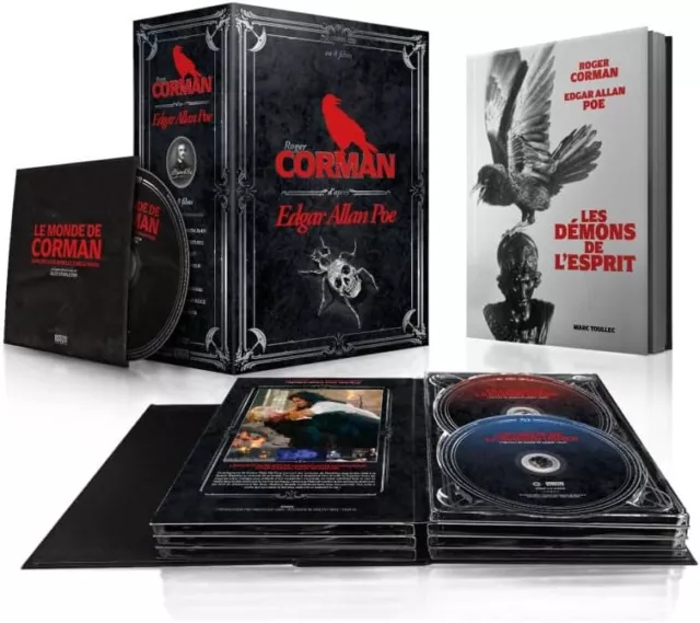 Coffret Prestige Roger Corman 8 films/17 Discs Blu-Ray + DVD + Livre + DVD Bonus