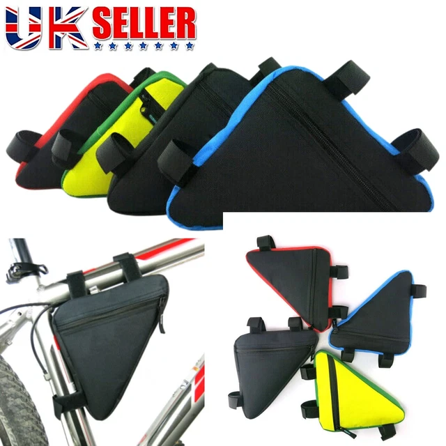 Bike Frame Bag Bicycle Triangle Bag Waterproof Mountain Bike Front Tube Pouch UK