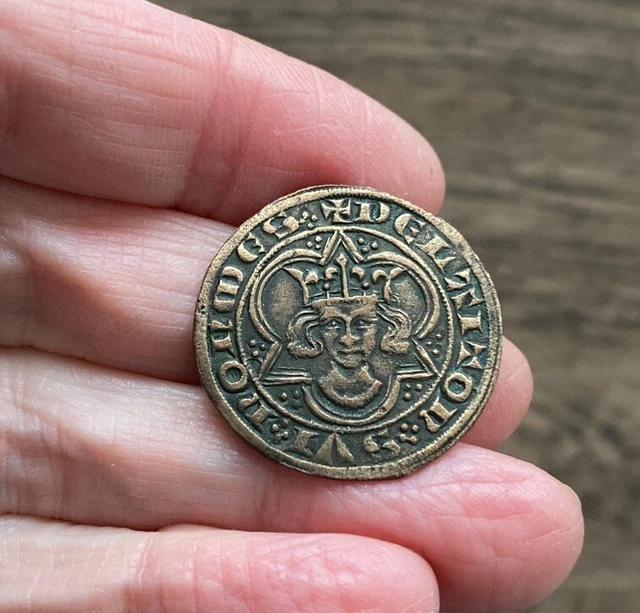 Anglo-Gallic. Henry Vi (King Of England: 1422-1461). Brass Jetton. Circa 1430.