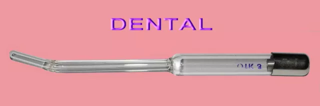 Dental ELECTRODE TUBE HIGH FREQUENCY VIOLET RAY Darsonval Skin Care12MM