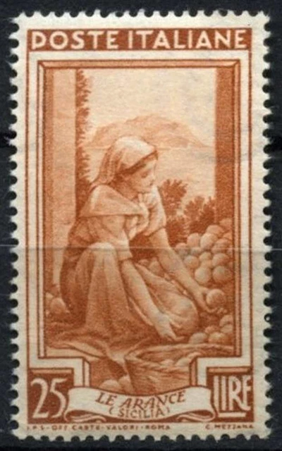 Italy 1950 SG#769, 25L Orange-Brown Provincial Occupation MNH #D65509