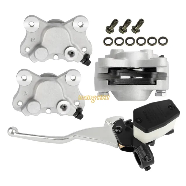 Front & Rear Brake Calipers & Master Cylinder for Arctic Cat ATV 400 500 2x4 4X4