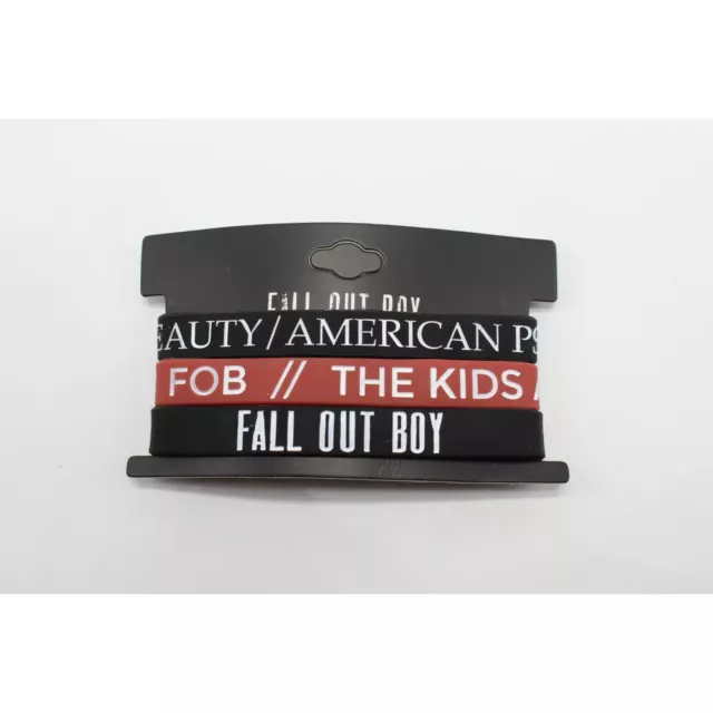 Fall Out Boy "American Psycho" "Irresistible" 3 Piece Bracelet Set #B2085