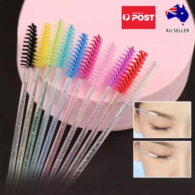 50-500 Disposable Mascara Lash Wands Eyelash Brush Applicator Extension Spoolies