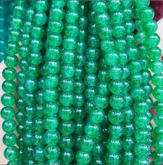 8mm Iced Strawberry Scattered Beads Round Beads