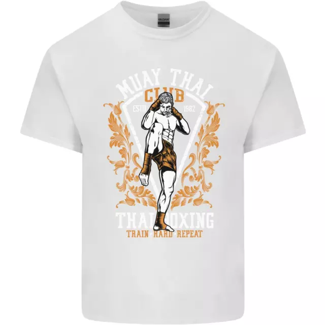 T-shirt top Muay Thai Fighter Warrior MMA arti marziali da uomo cotone 2
