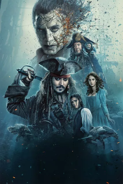 362535 Pirates of the Caribbean Dead Men Tell No Tales Movie Art Poster Plakat