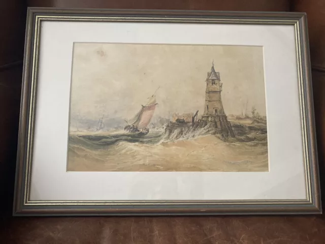 Henry Barlow Carter Original 19th Century Watercolour Painting