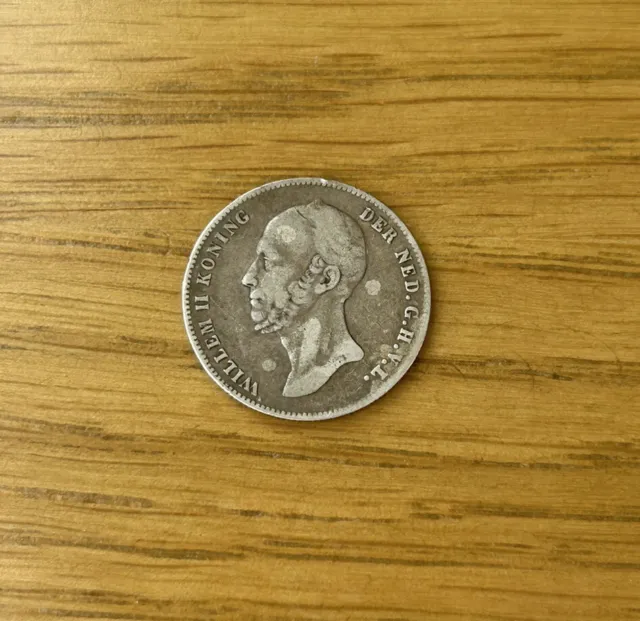 Netherlands Silver 1/2 Gulden 1848