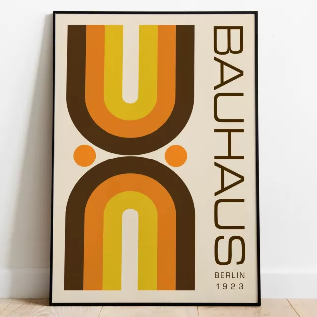 Bauhaus Art Print, Retro Vintage Minimal Art Print, Home Decor, Wall Art