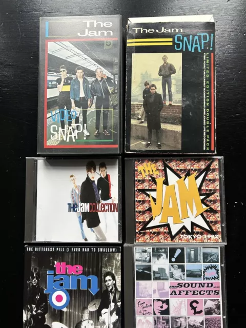 The Jam - Snap Double Pack 1983 Limited Edition Cassettes X2  -SNAP VHS, Job Lot