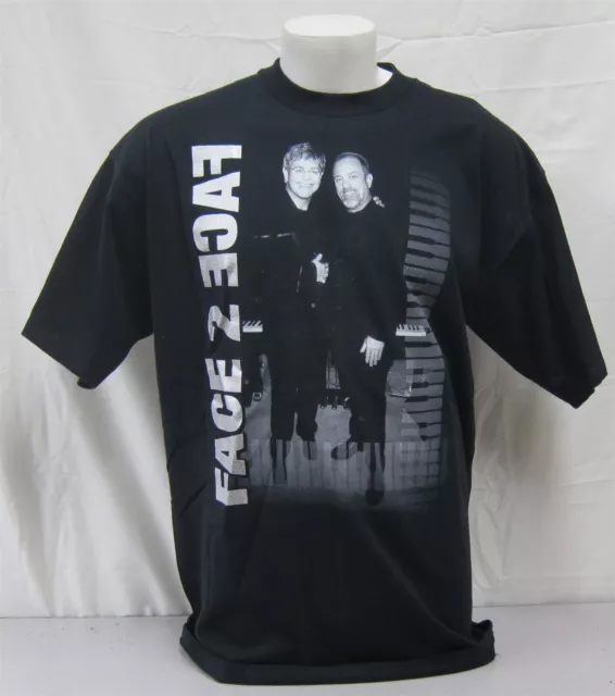 Elton John w/ Billy Joel 2001 Face to Face Concert Tour Shirt vintage UNWORN XL
