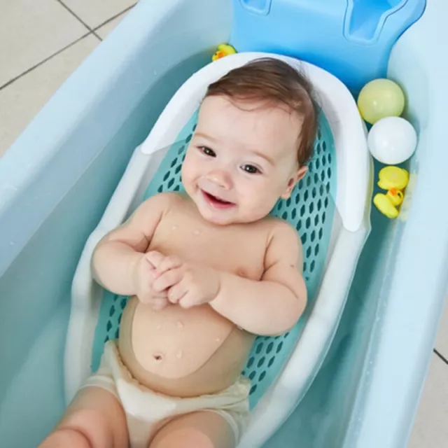Baby Bath Chair Comfortable Non-slip Shower Mesh Foldable Children's Bath Bed