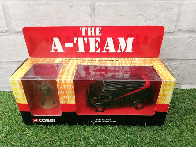 Corgi A Team with ba figure gmc custom van diecast model car boxed