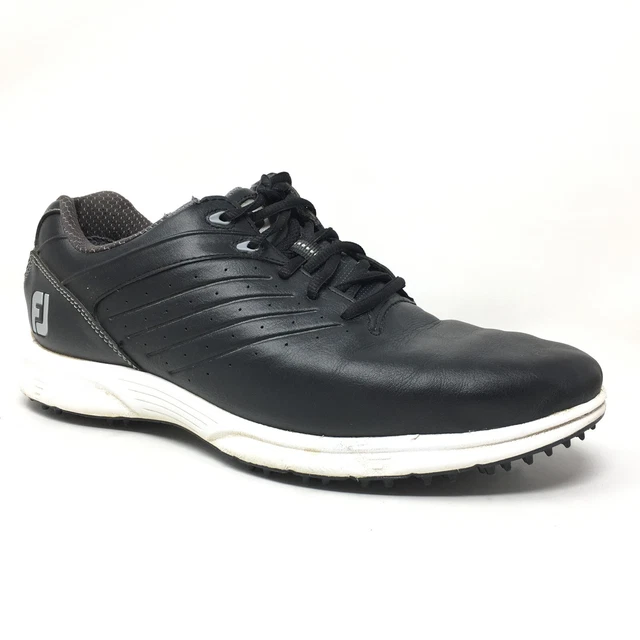 FOOTJOY ARC SL Golf Shoes Sneakers Mens Size 9 Black Leather Spikeless Lace Up 34.77 PicClick