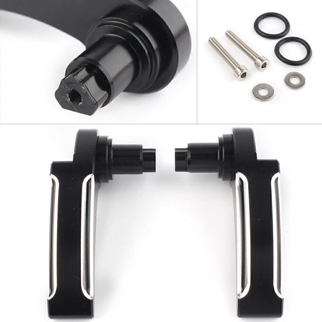 Black  Saddlebag Lid Lifter Latch Levers For Harley Touring Road Glide