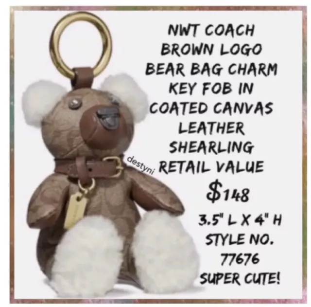COACH®  Ski Bear Bag Charm
