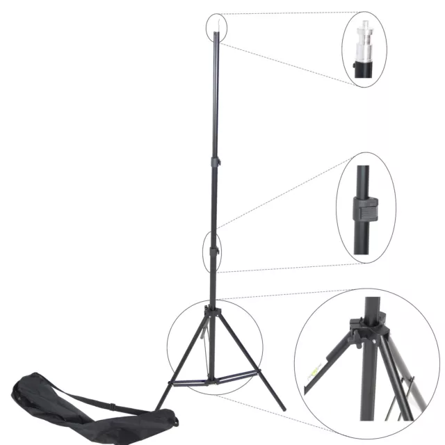 Cavalletto Stativo Professionale Foto e Video DynaSun W803 220cm x Flash e Luci