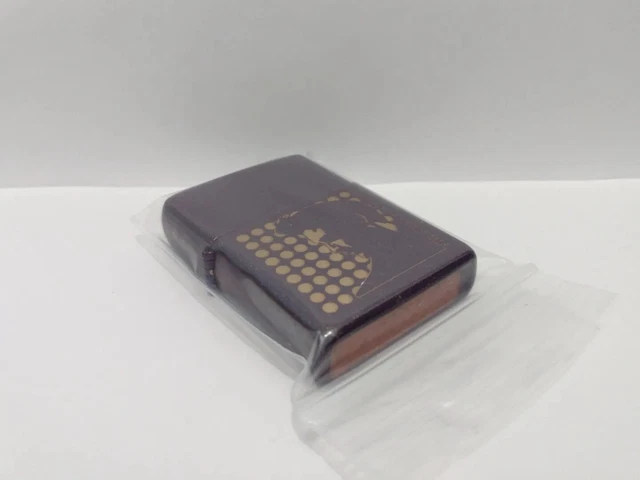 Zippo 2003 Elvis Silhouette Purple Shimmer No Insert No Box Read 2