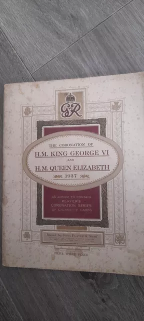 The Coronation of King George VI 1937 John Player Cigarette Cards Album Complete