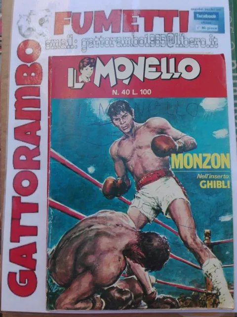 Il Monello N.40 Anno 1972 Con Carlos Monzon  -ed.Universo buono