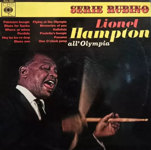 Vinile Lp Lionel Hampton - All'olympia 33 Giri 1967 Stampa Italy Cbs 52037 Jazz