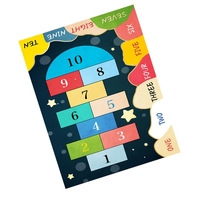 Tappetino hopscotch terra creativo hopscotch terra pad hopscotch tappeto per bambini