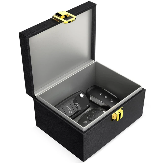 FARADAY BOX FOR Car Keys, Keyless Car Key Signal Blocking Box, Anti