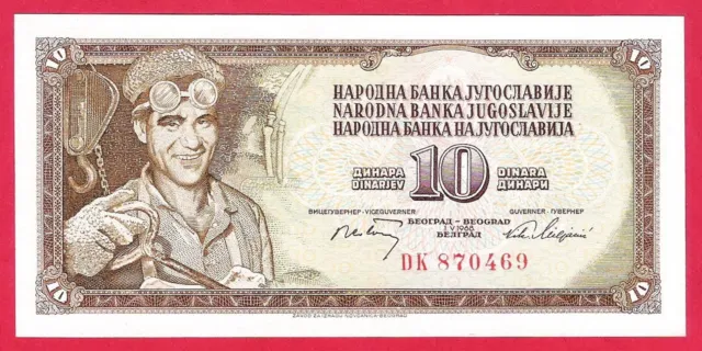 Yugoslavia, 10 dinars from 1968. Baroque P-82a - UNC