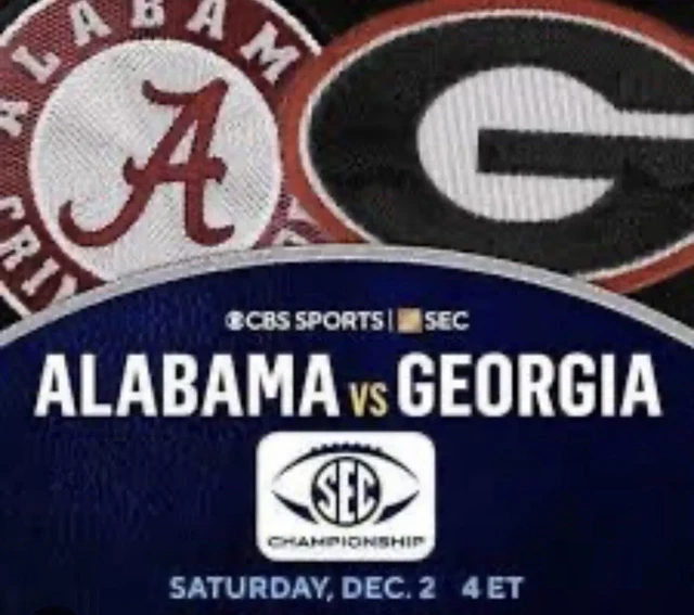 2 SEC Football Championship Tickets - Section 216 Row 2