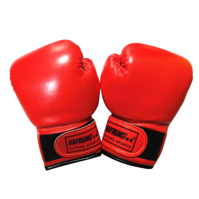 1 paire de gants de boxe pour enfants lustre nacré couleur pure gants de boxe
