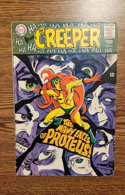 Beware The Creeper #2 Good Condition  Dc Comics 1968 Steve Ditko Art