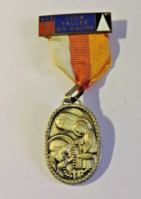 Médaille Catholique Notre-Dame De Moulins - Authentique, Fabrication Française
