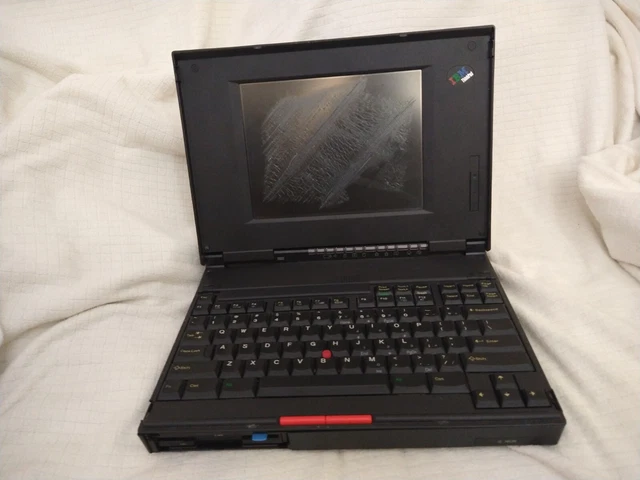 Vintage IBM TYPE 2620 THINKPAD LAPTOP COMPUTER For Parts STRICTLY  As-IS