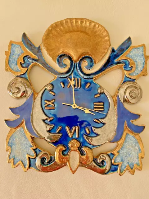 Mithe Espelt pendule Horloge Murale  céramique  Valauris de  MITHE ESPELT