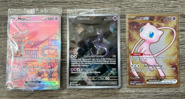 Pokemon 151 Mew & Mewtwo Ultra Premium Collection UPC 3 Card Promo