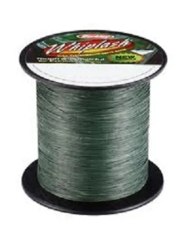 Berkley Whiplash BulkSpool Dyneema LoVis Green BRAID 100lb .28mm 2000 m 2200 Yds