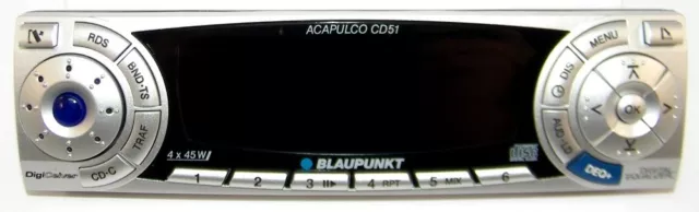 Blaupunkt Radio Acapulco CD51 Panel Argent Pièce Rechange 8636594613 Parti