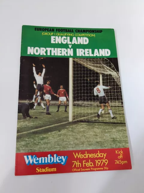 England v. Northern Ireland: 7th February 1979 (Euro Qualifier)