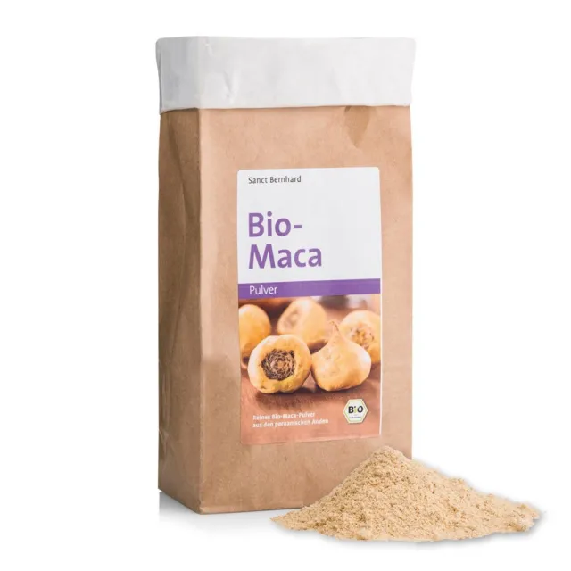 Bio-Maca-Pulver 500g ➤reines Macawurzel-Pulver aus den peruanischen Anden 31€/kg
