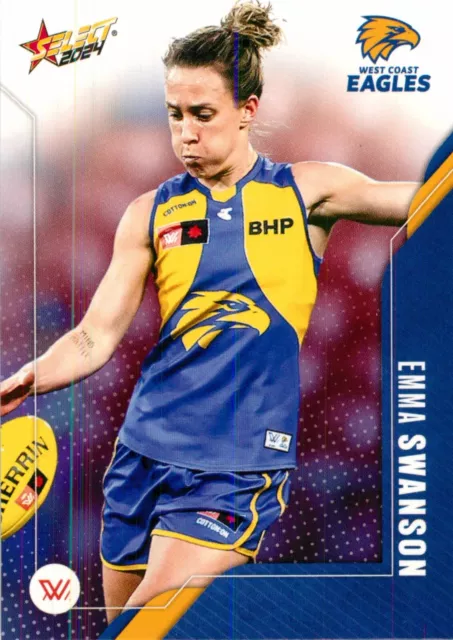 2024 West Coast Eagles AFLW Select Footy Stars Card - Emma Swanson