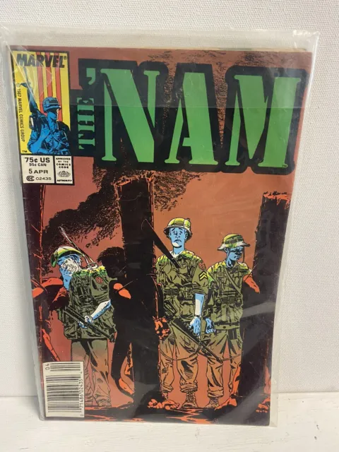 Marvel The Nam Issue 5 Vintage Comic Book