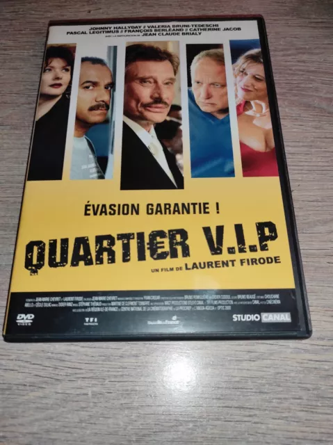 * DVD Johnny Hallyday Quartier VIP  pascal legitimus Catherine Jacob brialy